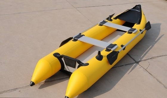 China 2 Person 0.9mm PVC Inflatable Sea Kayak For Eskimo Hunter , CE Certificate supplier
